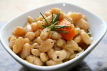 Slow Cooker White Beans with Rosemary & EVOO