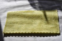 Dill Infused Pappardelle Pasta