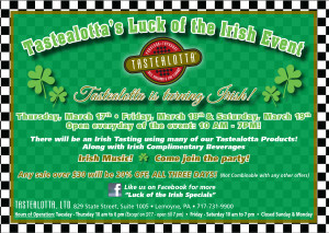 Tastealotta Luck of the Irish Event
