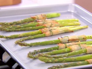 Asparagus Wrapped with Smoked Turkey Breast & Quince Mousse