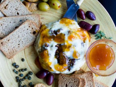 Fig & Olive Tapenade with Brie