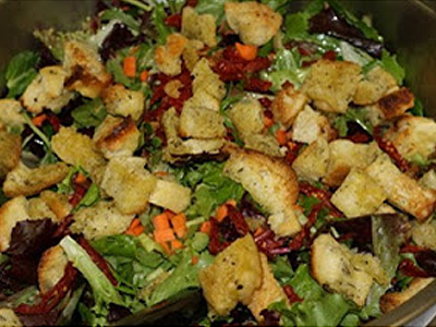 Wild Mushroom-Sage Olive Oil Croutons